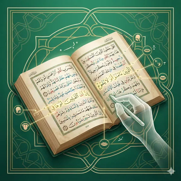 Tajweed learning illustration