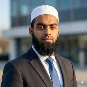 Portrait of Quran teacher Hafiz Faisal Ahmed